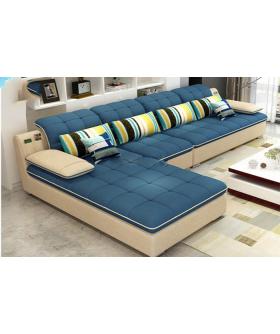 Sofa L Góc 859c3 (2.9m x 1.6m) + 1 bàn trà MS00 Sofa L Góc 859c3 (2.9m x 1.6m) + 1 bàn trà MS00